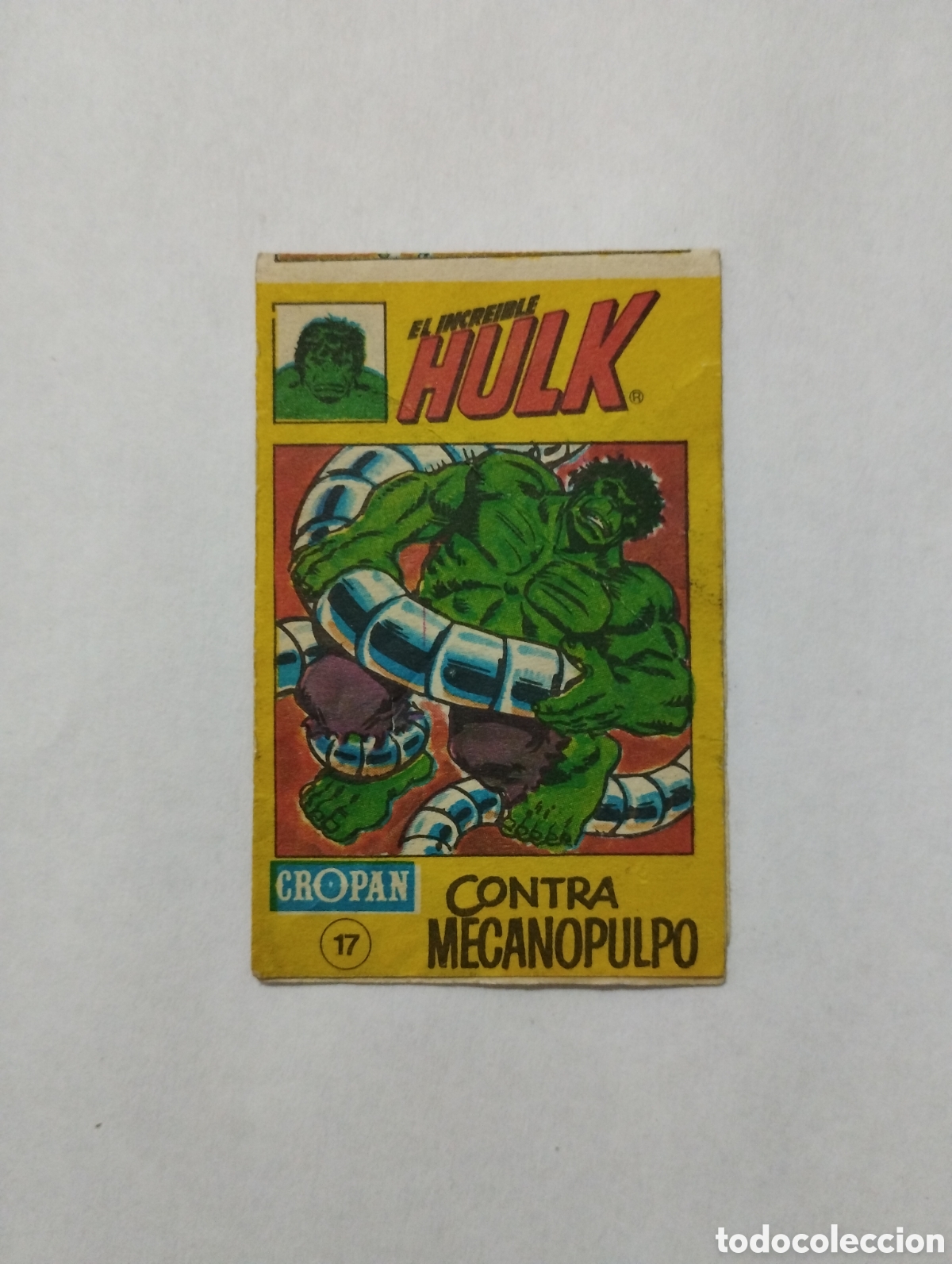 Coleccionismo cromos antiguos: CROPAN MINI COMIC EL INCRE&Iacute;BLE HULK N&deg;17 - Foto 1