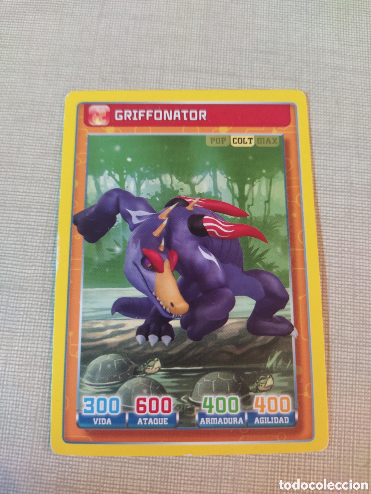 Coleccionismo cromos antiguos: Cromo PANINI Invizimals GRIFFONATOR COLT 2009-2016 - Foto 1
