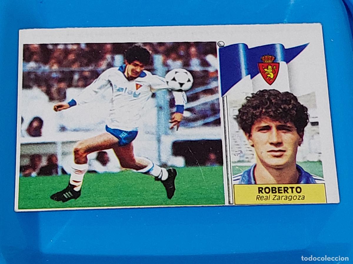 Colecionismo Cromos antigos: EDICIONES ESTE 1986 - 1987 (86 87) ROBERTO ZARAGOZA COLOCA - MUY LEVE DESPEGADO