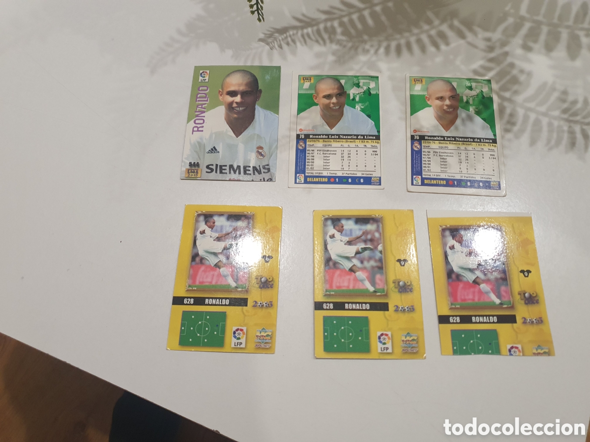 Coleccionismo cromos antiguos: Cromos de Ronaldo. - Foto 2