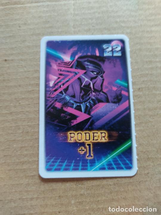 Coleccionismo cromos antiguos: N&ordm; 22 PODER + 1 CROMO CARTA CARD MARVEL DESCUBRE TU PODER CARREFOUR A&Ntilde;O 2022 - Foto 1