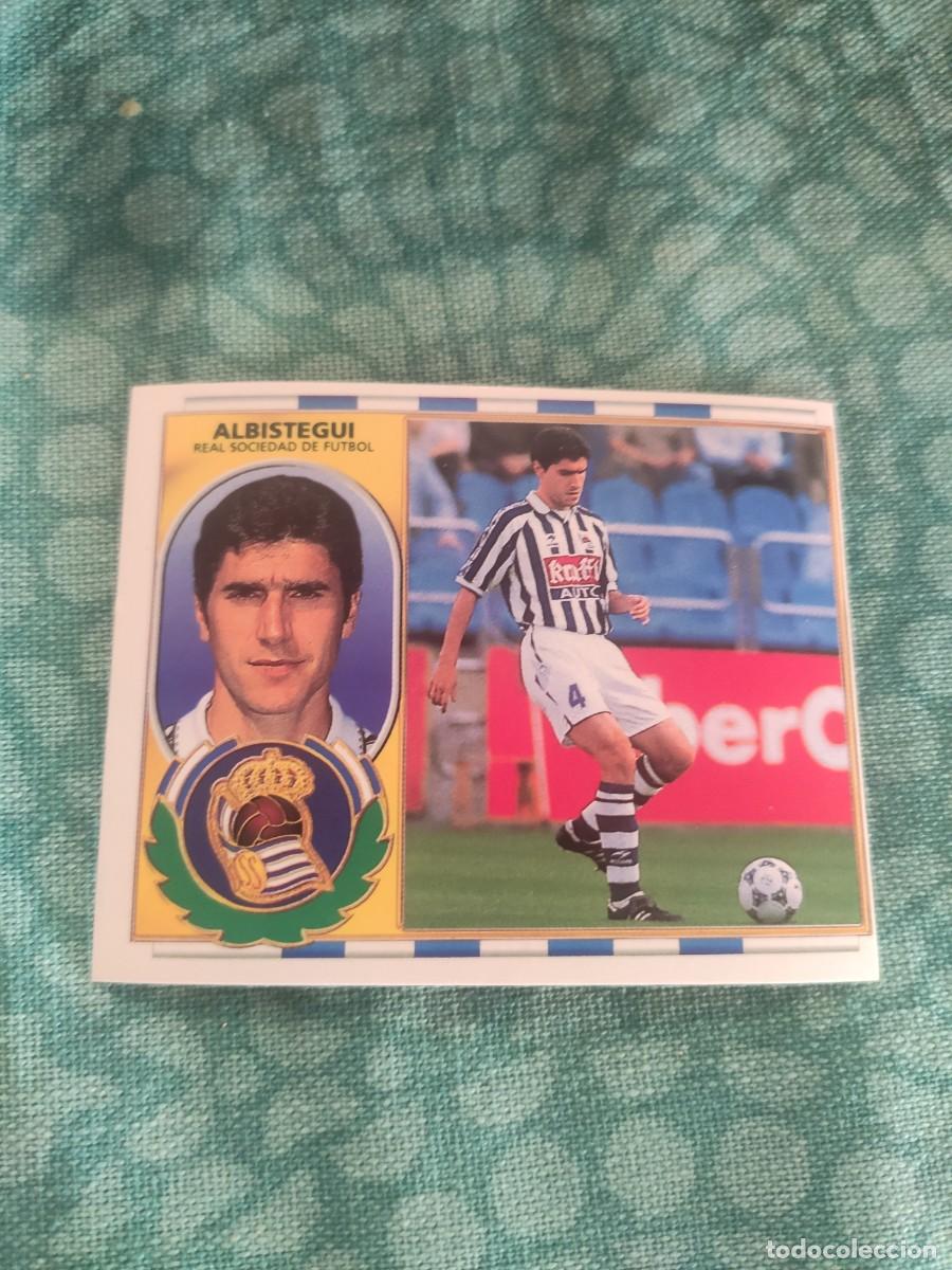 Sammeln alte Sammelbilder: ALBISTEGUI 96-97 ESTE - REAL SOCIEDAD 1996 - 1997 CROMO SIN PEGAR