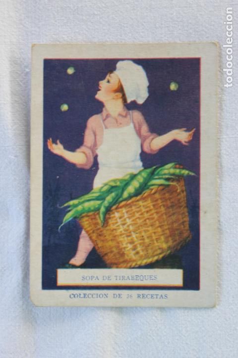 Colecionismo Cromos antigos: CROMO CHOCOLATES SERRET VINAROZ N&ordm; 24 SOPA DE TIRABEQUES