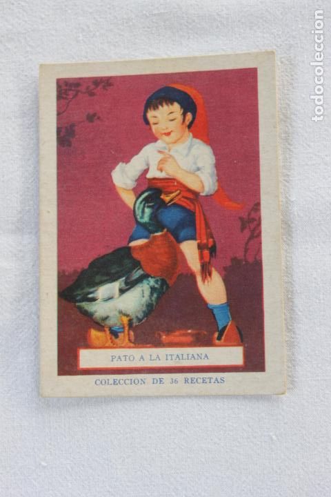 Collectionnisme Cartes &agrave; collectionner anciennes: CROMO CHOCOLATES SERRET VINAROZ N&ordm; 22 PATO A LA ITALIANA