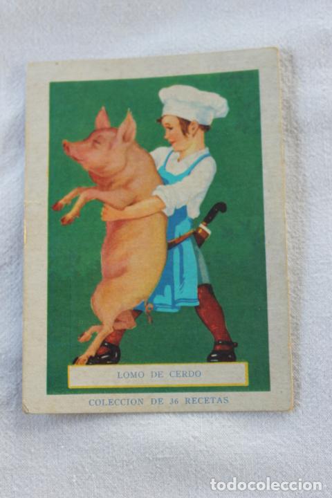 Collectionnisme Cartes &agrave; collectionner anciennes: CROMO CHOCOLATES SERRET VINAROZ N&ordm; 4 LOMO DE CERDO