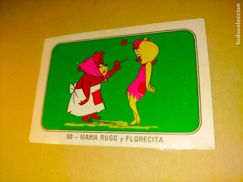 Coleccionismo cromos antiguos: Cromo EDICIONES FHER A&Ntilde;OS 70 CARTON DESPEGADO DE ALBUM TITULO FESTIVAL HANNA BARBERA DIBUJO ANIMADOS