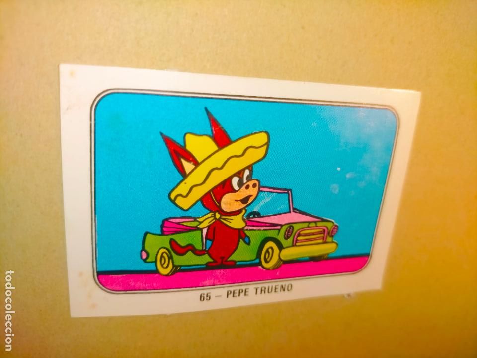 Coleccionismo cromos antiguos: Cromo EDICIONES FHER A&Ntilde;OS 70 CARTON DESPEGADO DE ALBUM TITULO FESTIVAL HANNA BARBERA DIBUJO ANIMADOS