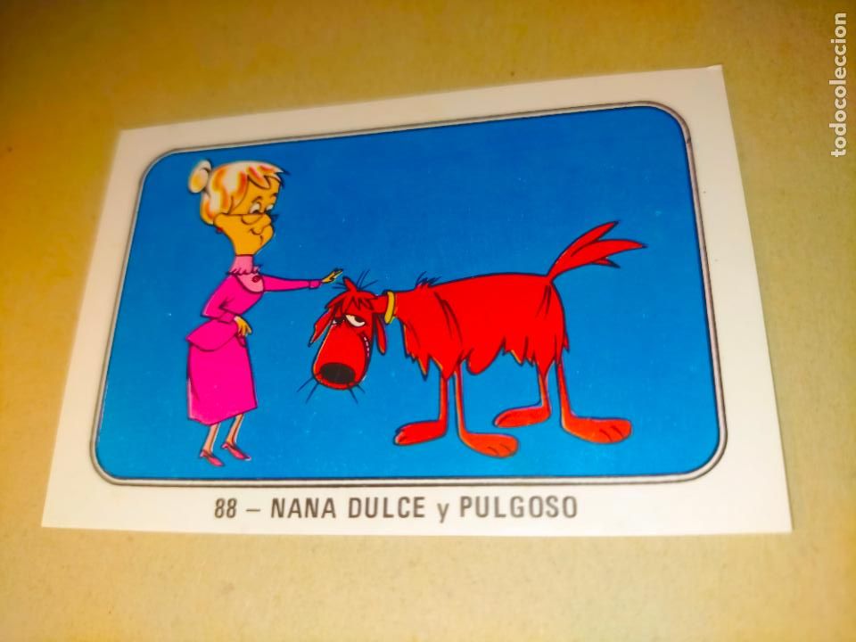 Coleccionismo cromos antiguos: Cromo EDICIONES FHER A&Ntilde;OS 70 CARTON DESPEGADO DE ALBUM TITULO FESTIVAL HANNA BARBERA DIBUJO ANIMADOS