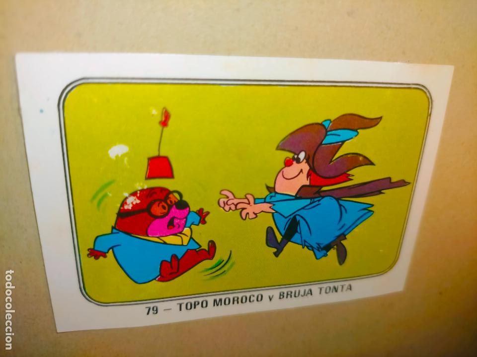 Coleccionismo cromos antiguos: Cromo EDICIONES FHER A&Ntilde;OS 70 CARTON DESPEGADO DE ALBUM TITULO FESTIVAL HANNA BARBERA DIBUJO ANIMADOS