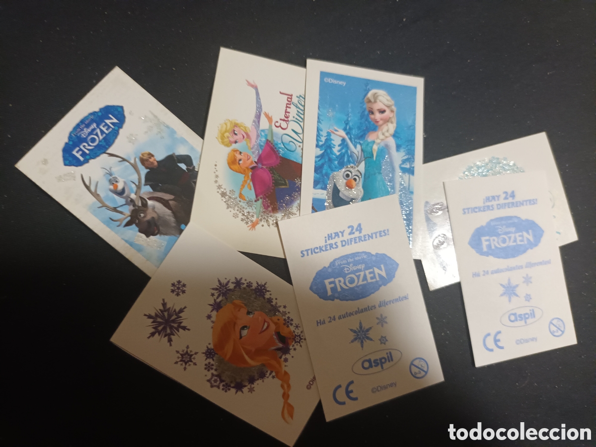 Coleccionismo cromos antiguos: FROZEN ASPIL 7 CROMOS , NO PHOSKITOS ,RISI TOSFRIT - Foto 2