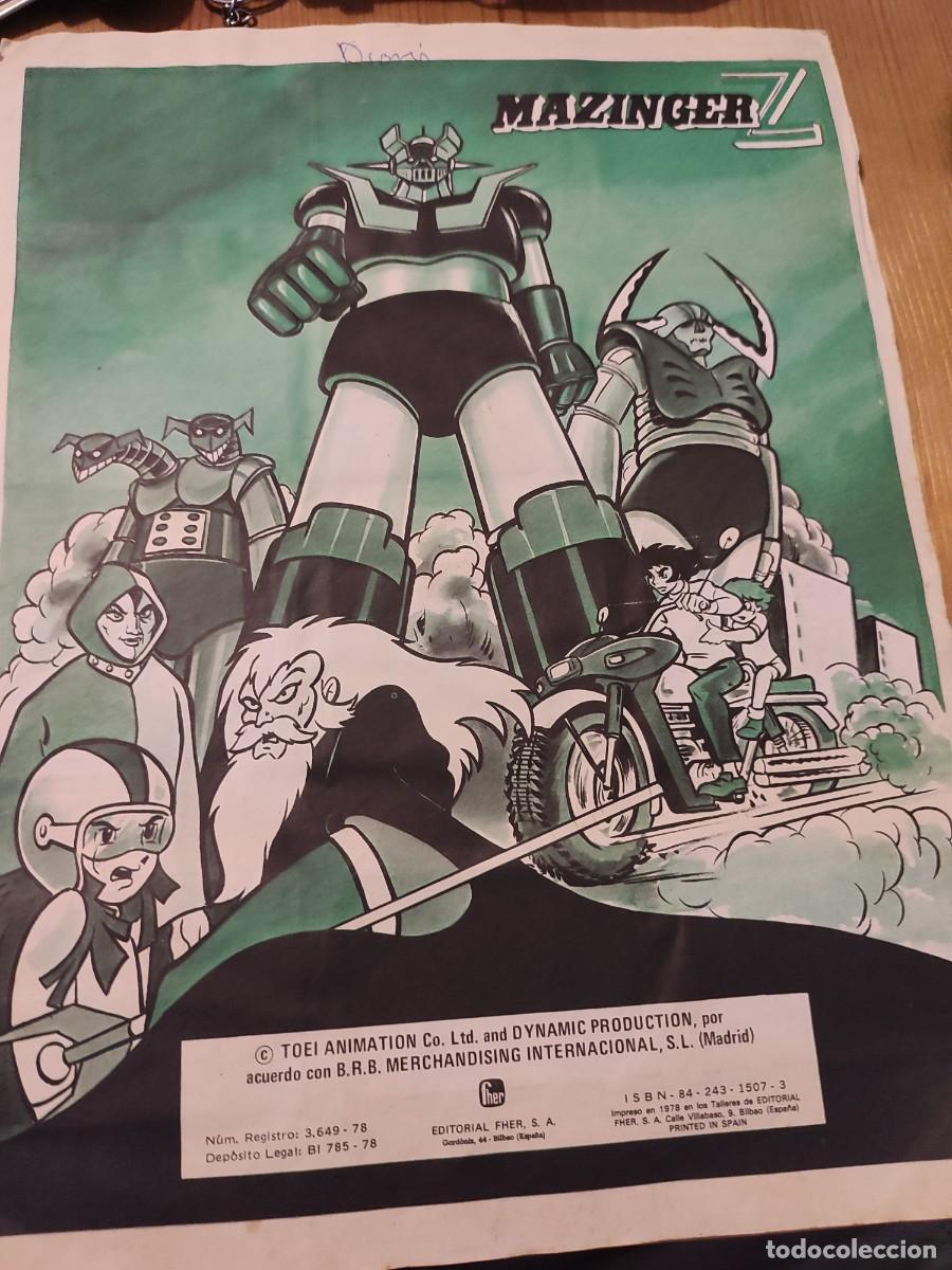 Coleccionismo Cromos antiguos: 36 cromos para despegar del &aacute;lbum Mazinger z