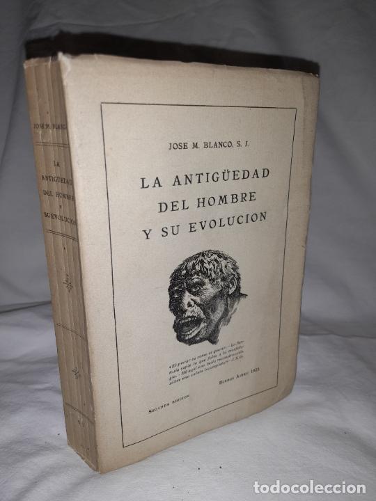 Coleccionismo cromos antiguos: LA ANTIGUEDAD DEL HOMBRE Y SU EVOLUCION - A&Ntilde;O 1925 - J.M.BLANCO - RARO.