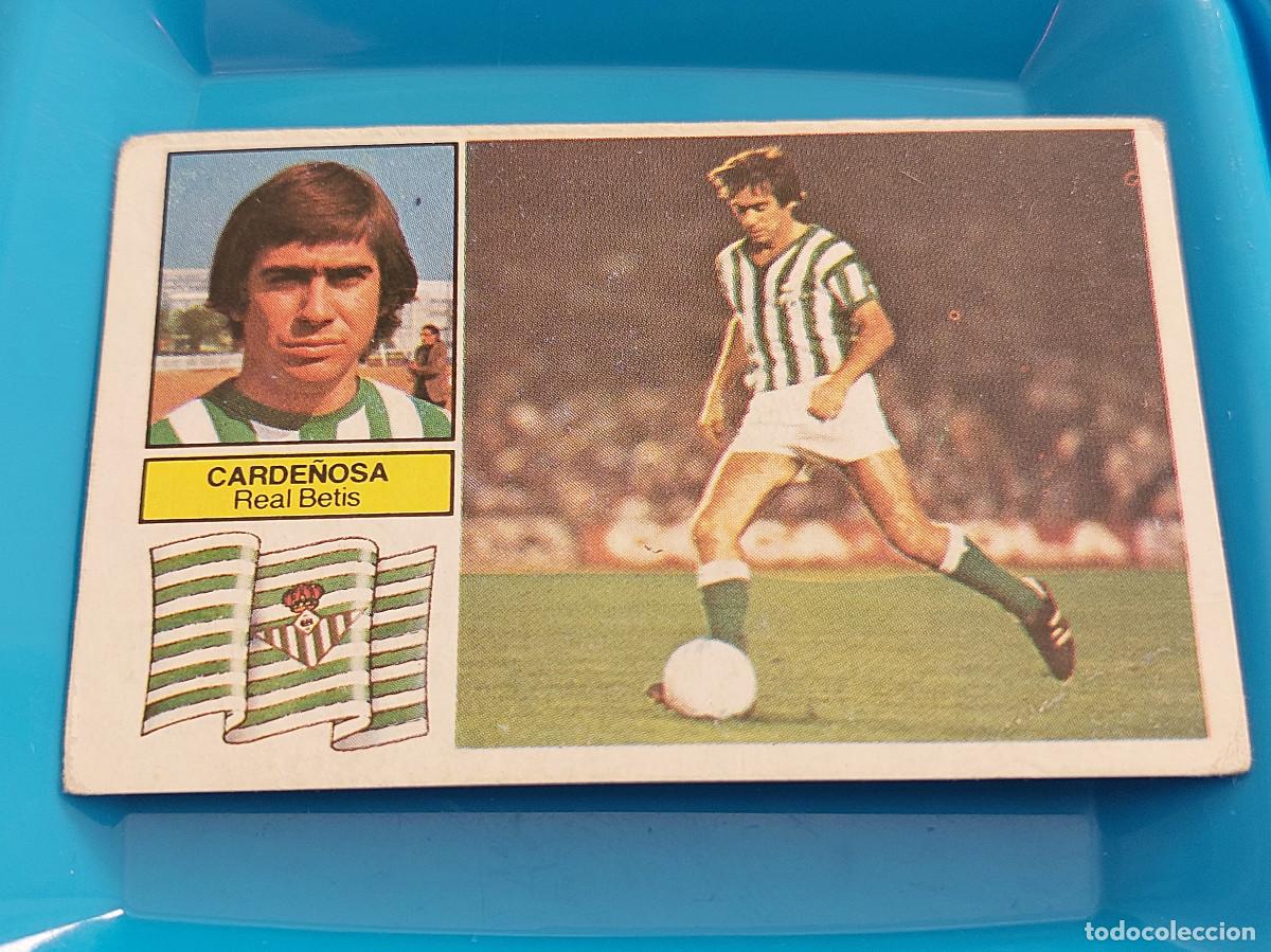 Collezionismo Figurine antiche: EDICIONES ESTE 1982 - 1983 (82 83) CARDE&Ntilde;OSA BETIS - NUNCA PEGADO