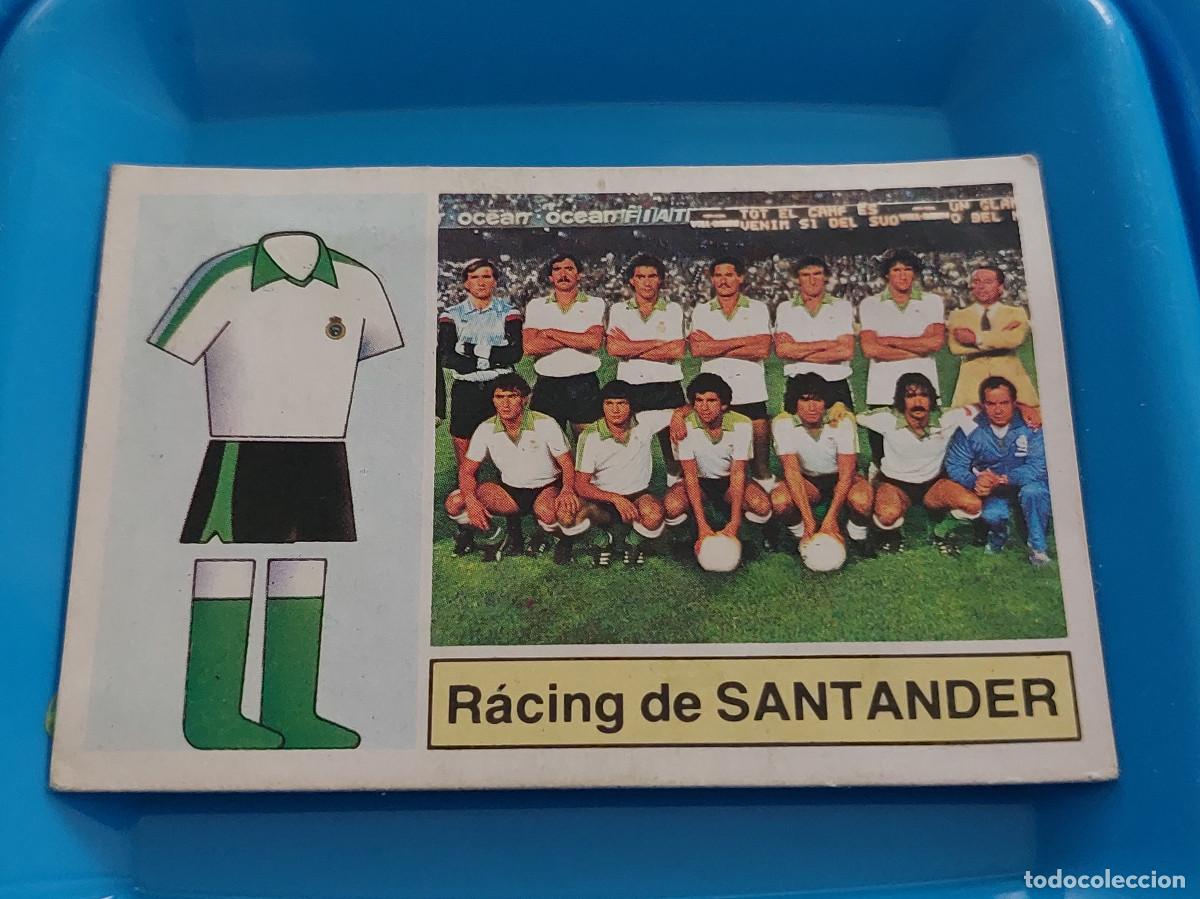Collectable Antique Stickers: EDICIONES ESTE 1982 - 1983 (82 83) ALINEACION RACING SANTANDER - DESPEGADO