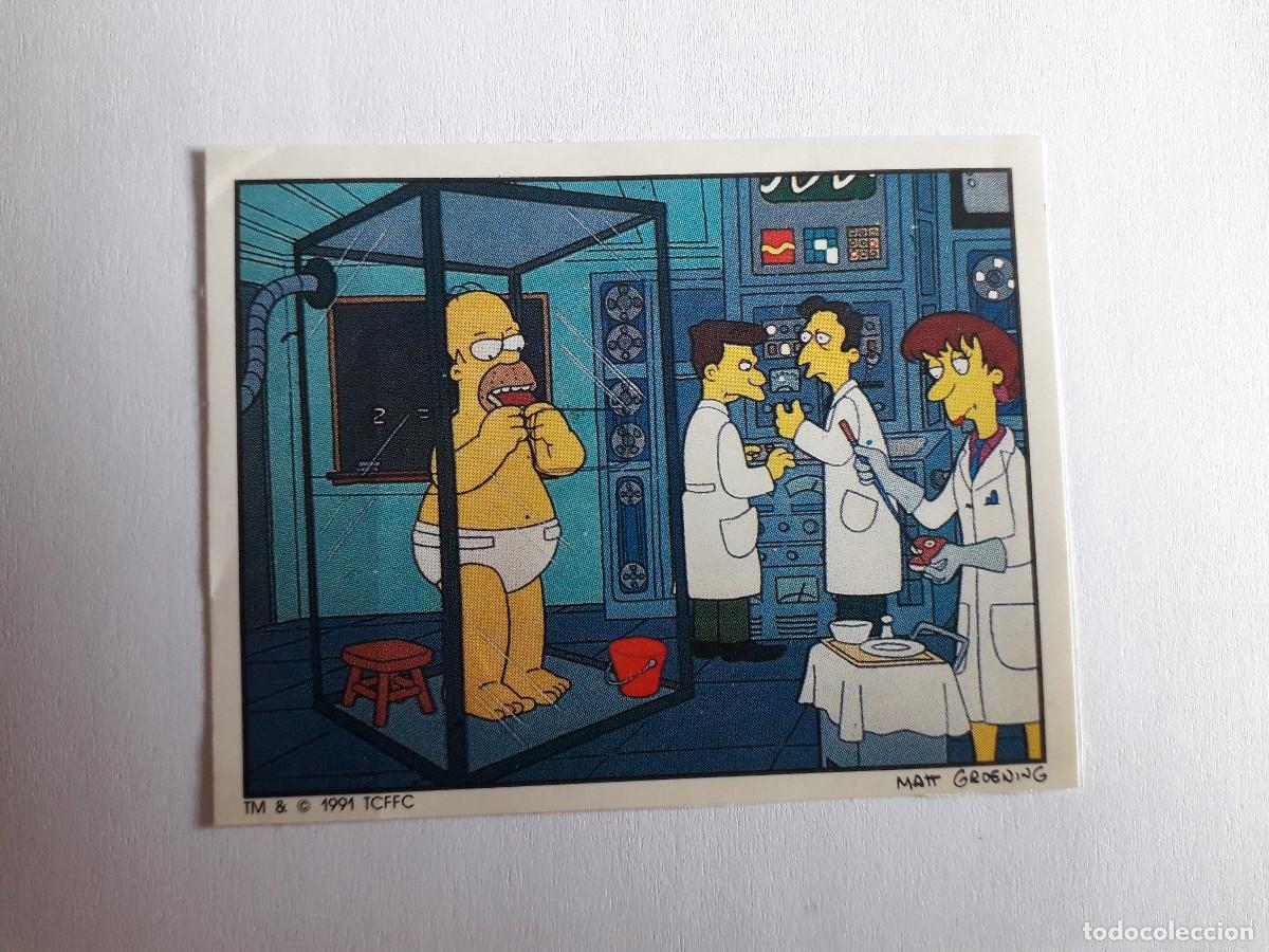 Coleccionismo cromos antiguos: cromo de Panini, Los Simpsons, a&ntilde;o 1991 - Foto 1