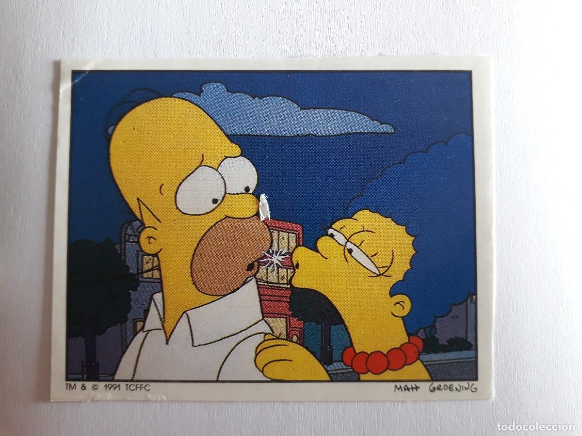 Coleccionismo cromos antiguos: cromo de Panini, Los Simpsons, a&ntilde;o 1991 - Foto 1