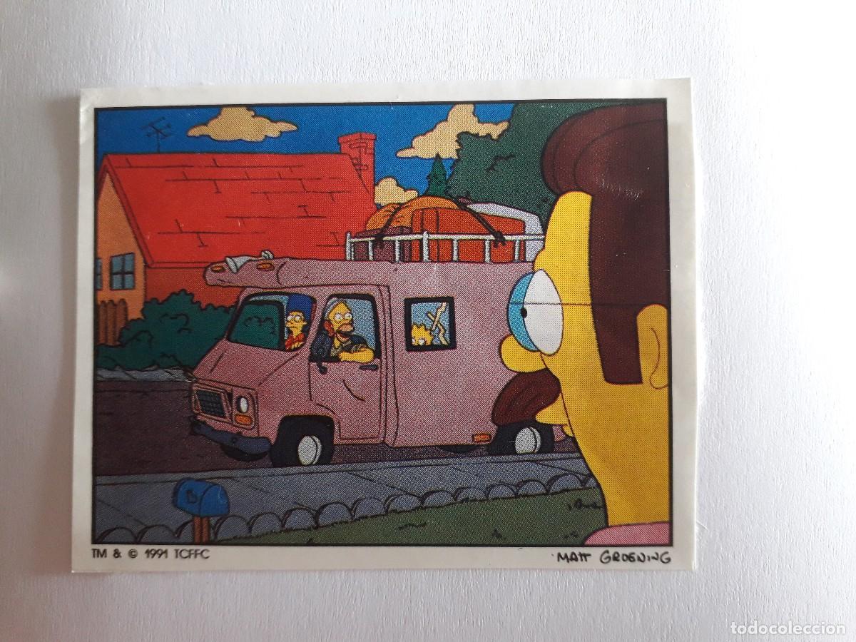 Coleccionismo cromos antiguos: cromo de Panini, Los Simpsons, a&ntilde;o 1991 - Foto 1