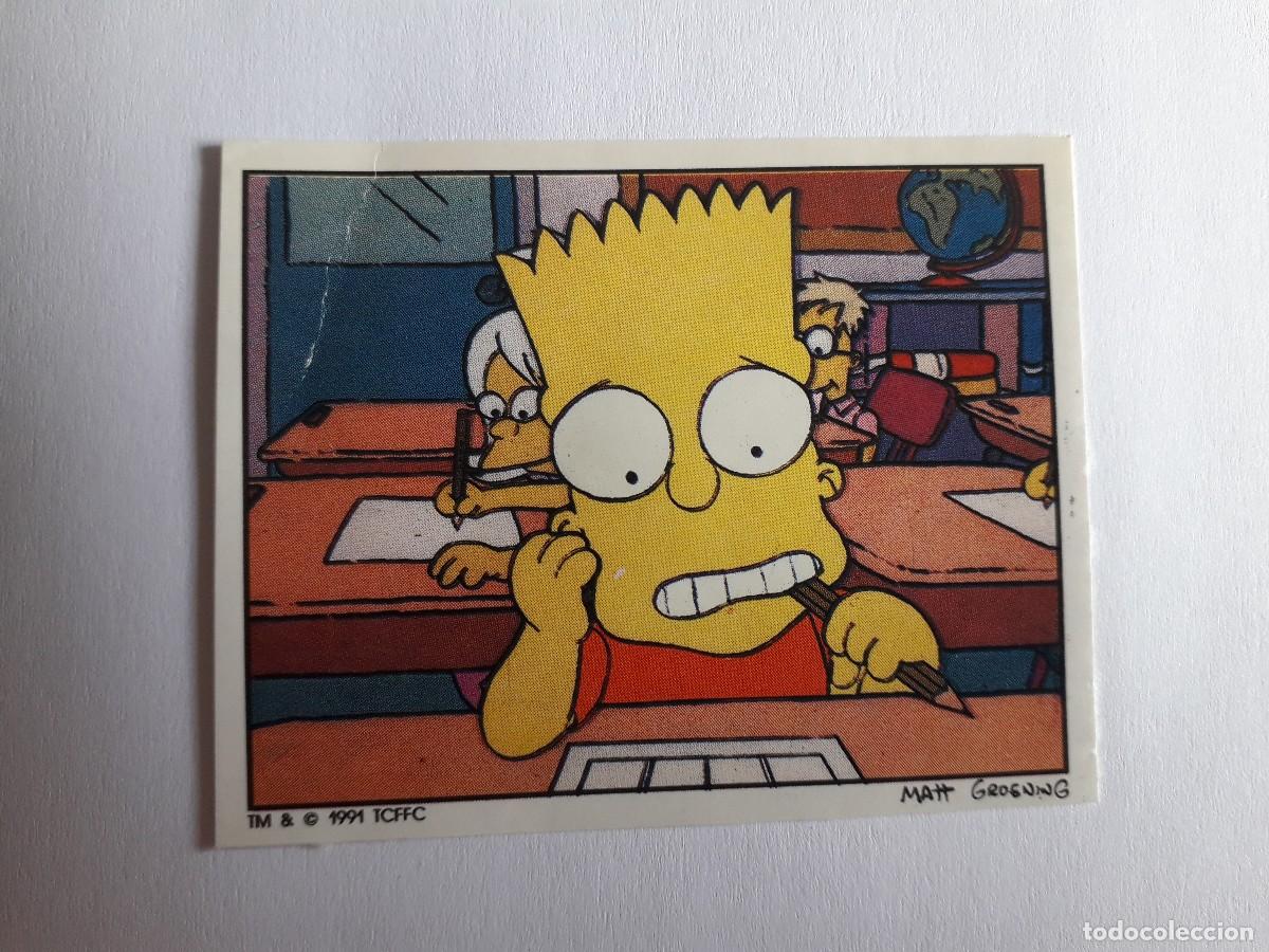 Coleccionismo cromos antiguos: cromo de Panini, Los Simpsons, a&ntilde;o 1991 - Foto 1
