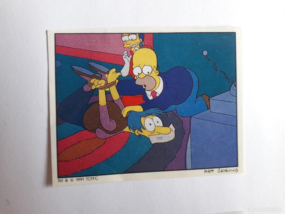 Coleccionismo cromos antiguos: cromo de Panini, Los Simpsons, a&ntilde;o 1991 - Foto 1