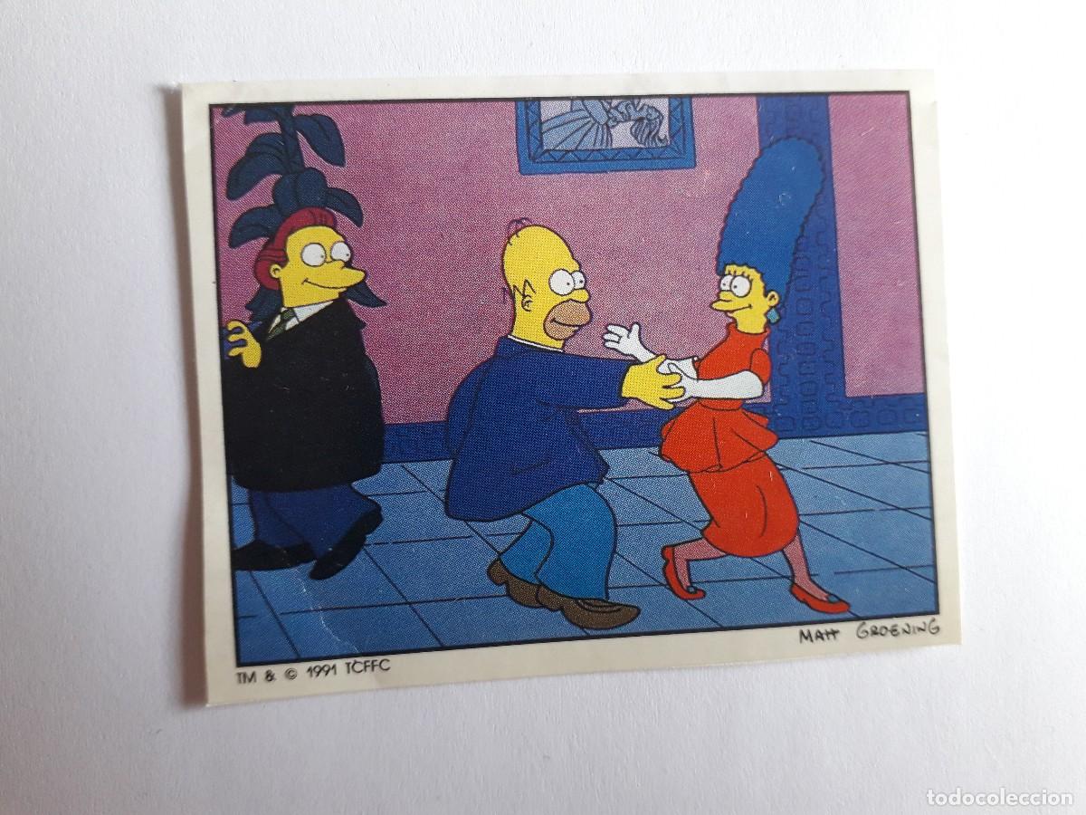 Coleccionismo cromos antiguos: cromo de Panini, Los Simpsons, a&ntilde;o 1991 - Foto 1
