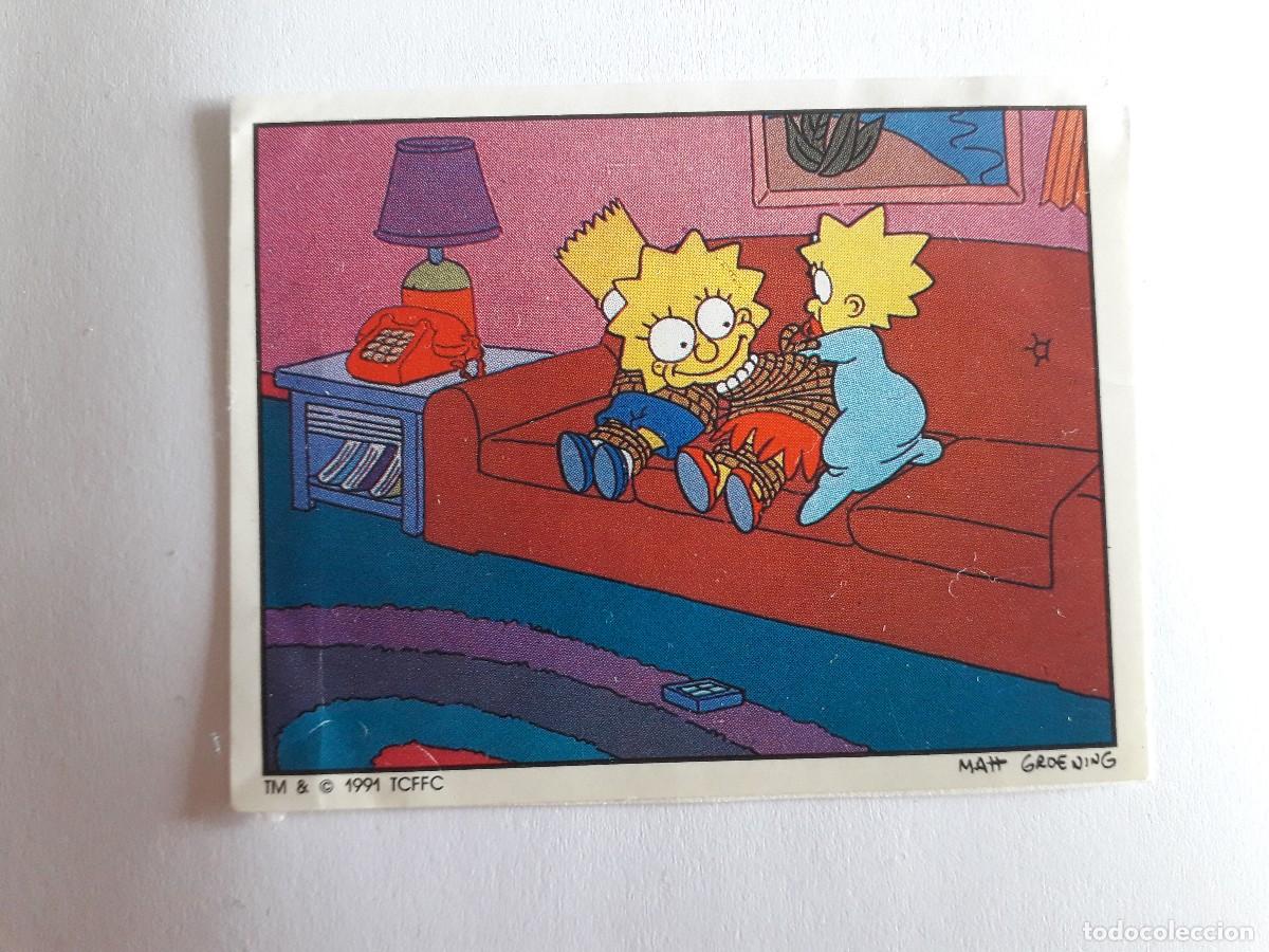 Coleccionismo cromos antiguos: cromo de Panini, Los Simpsons, a&ntilde;o 1991 - Foto 1