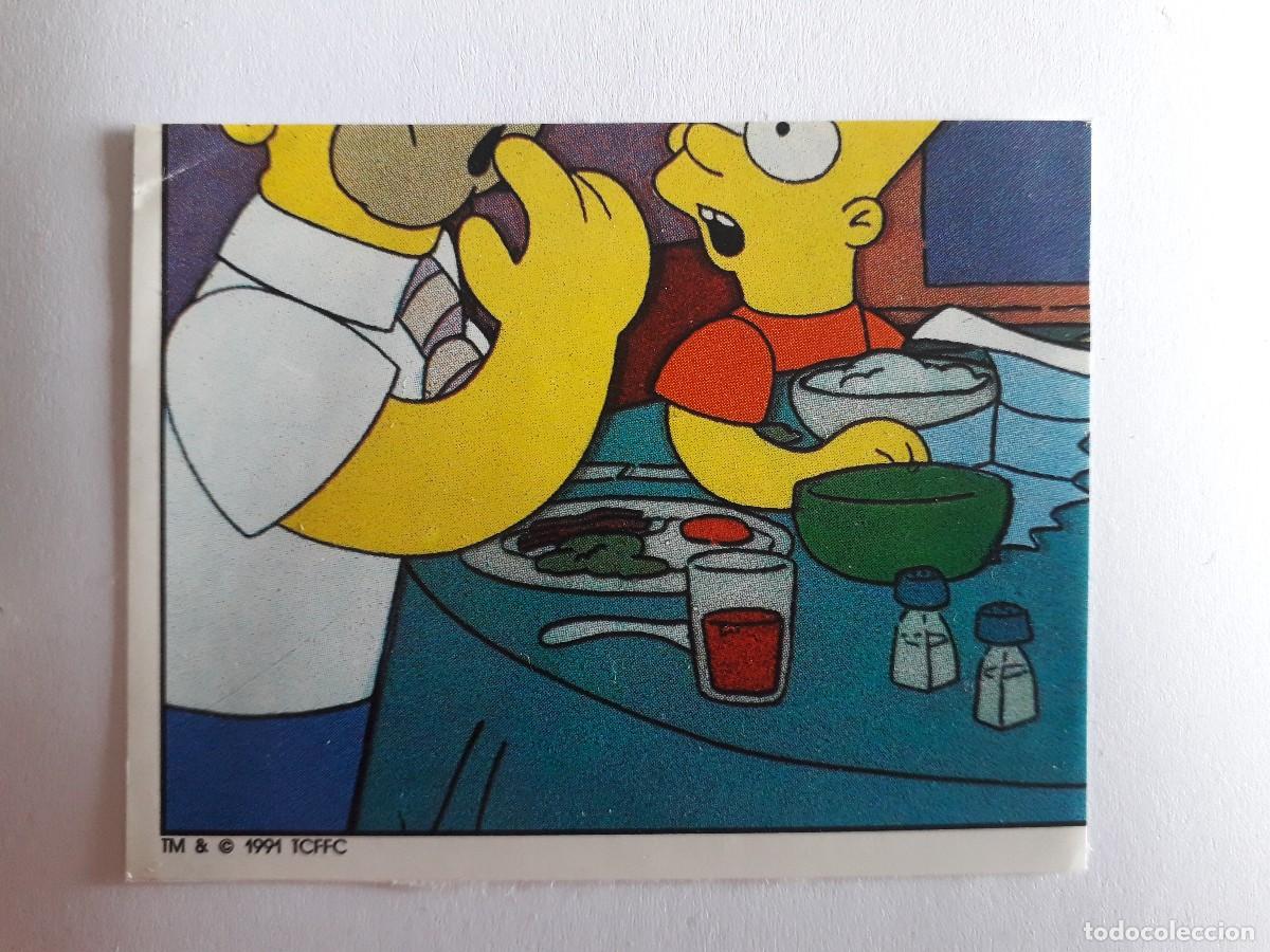 Coleccionismo cromos antiguos: cromo de Panini, Los Simpsons, a&ntilde;o 1991 - Foto 1
