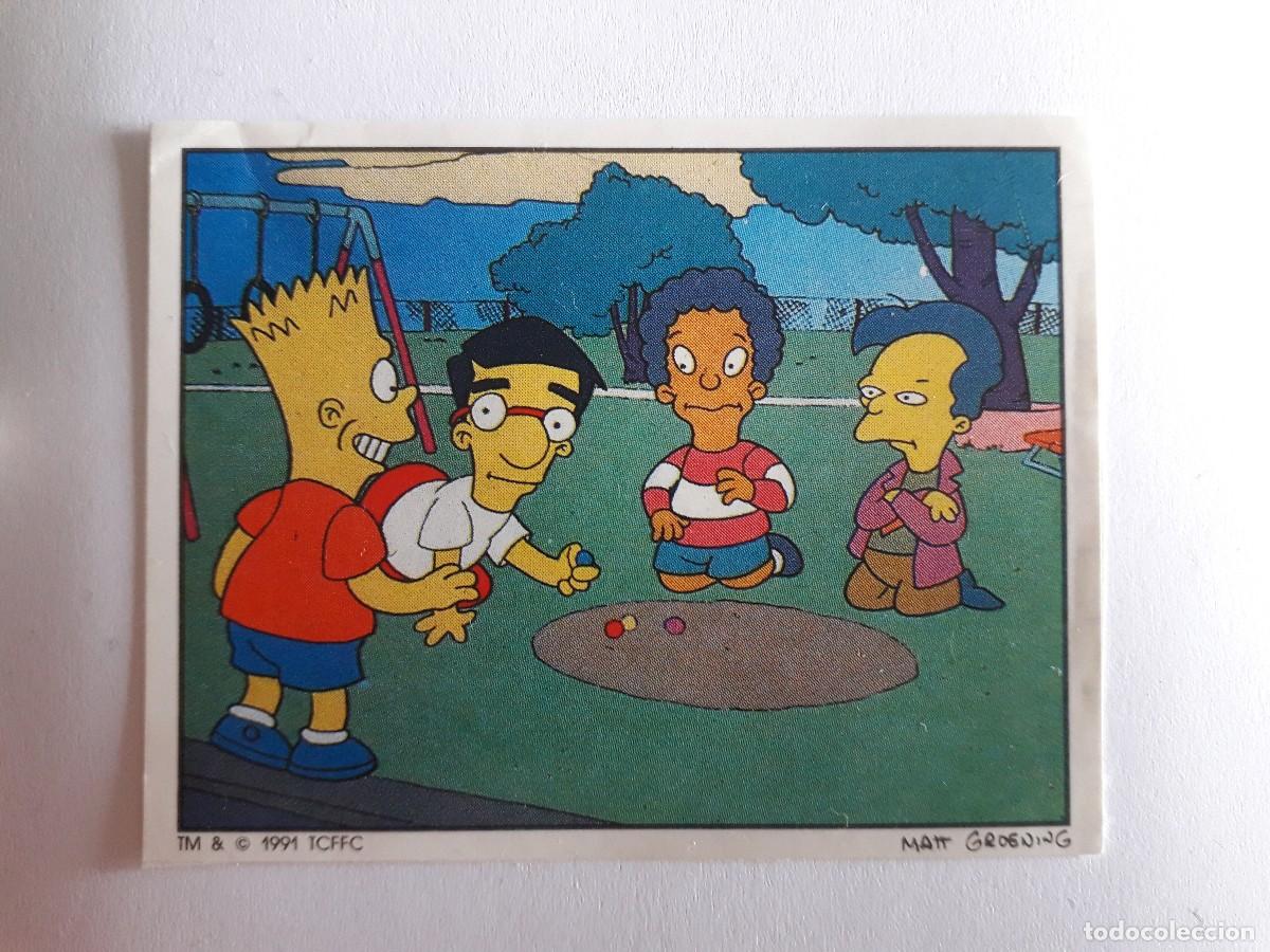 Coleccionismo cromos antiguos: cromo de Panini, Los Simpsons, a&ntilde;o 1991 - Foto 1