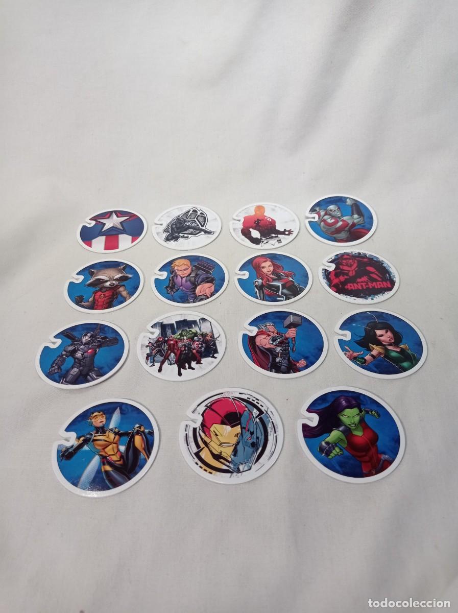 Coleccionismo cromos antiguos: 15 CROMOS TAZOS FLIZZ MARVEL CARREFOUR - Foto 1