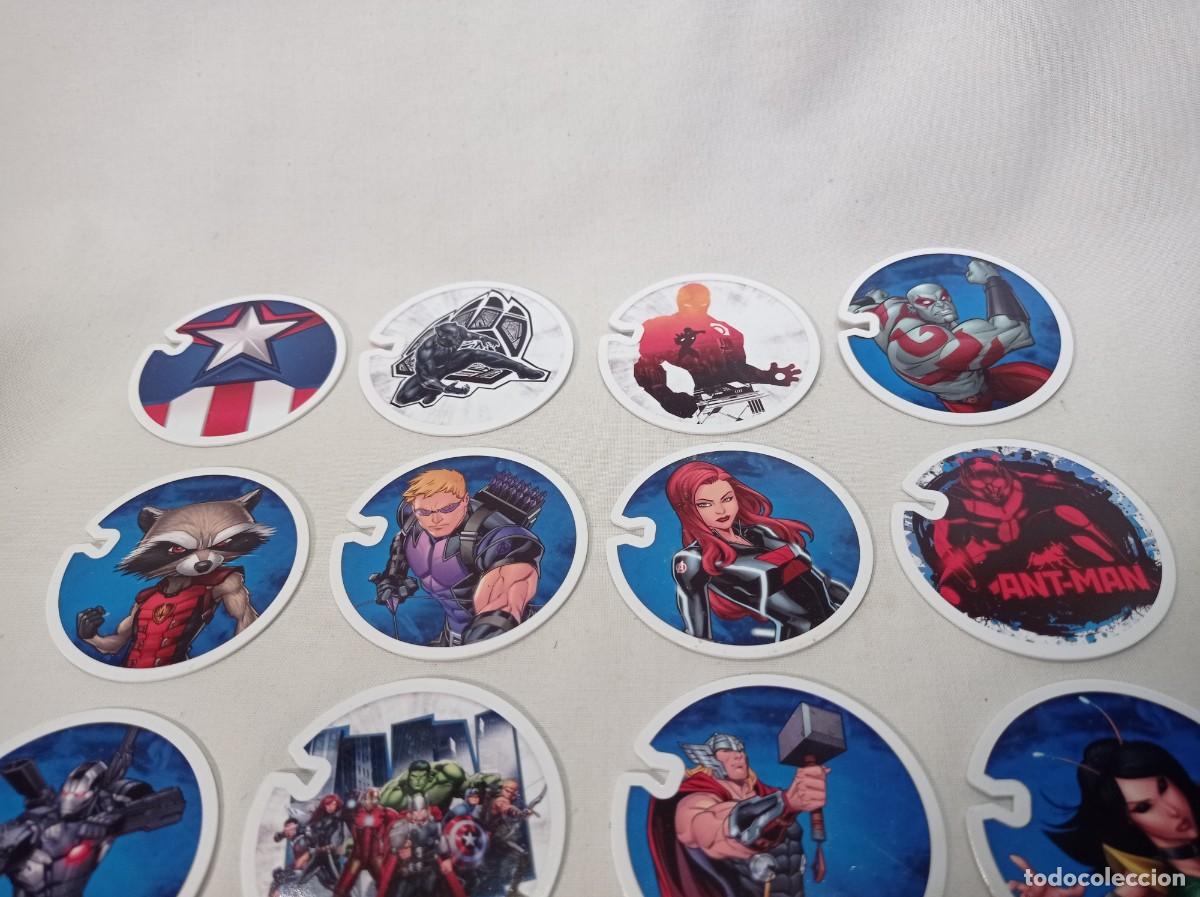 Coleccionismo cromos antiguos: 15 CROMOS TAZOS FLIZZ MARVEL CARREFOUR - Foto 2