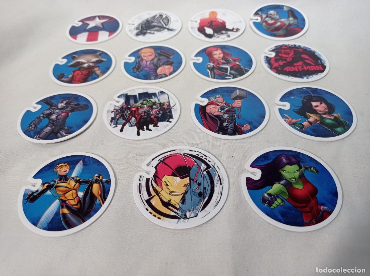 Coleccionismo cromos antiguos: 15 CROMOS TAZOS FLIZZ MARVEL CARREFOUR - Foto 3