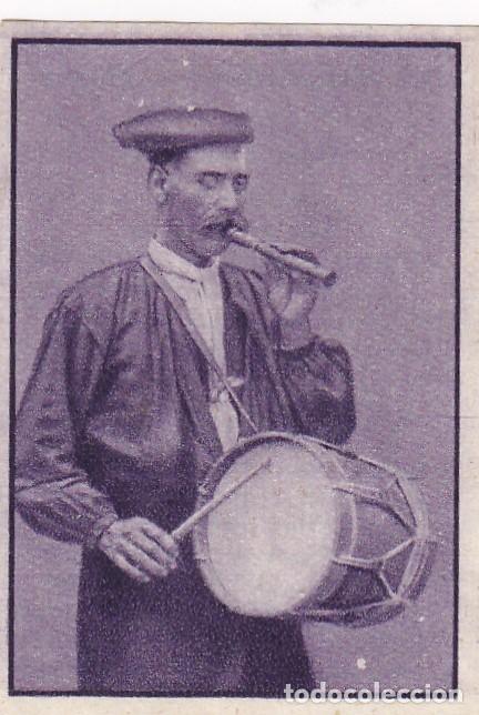 Coleccionismo cromos antiguos: 2&ordm; Album Gallina Blanca / Serie 55 Tipos populares - N&uacute;mero 8 Flauta y tambor Xiquets de Valls (Ta..