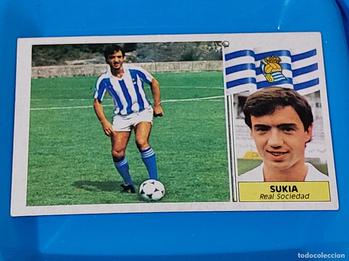 Coleccionismo Cromos antiguos: EDICIONES ESTE 1986 - 1987 (86 87) SUKIA REAL SOCIEDAD - NUEVO SIN PEGAR