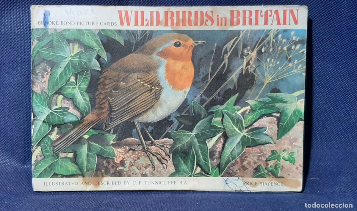 Collezionismo Figurine antiche: Antiguo &aacute;lbum Wild birds in Britain