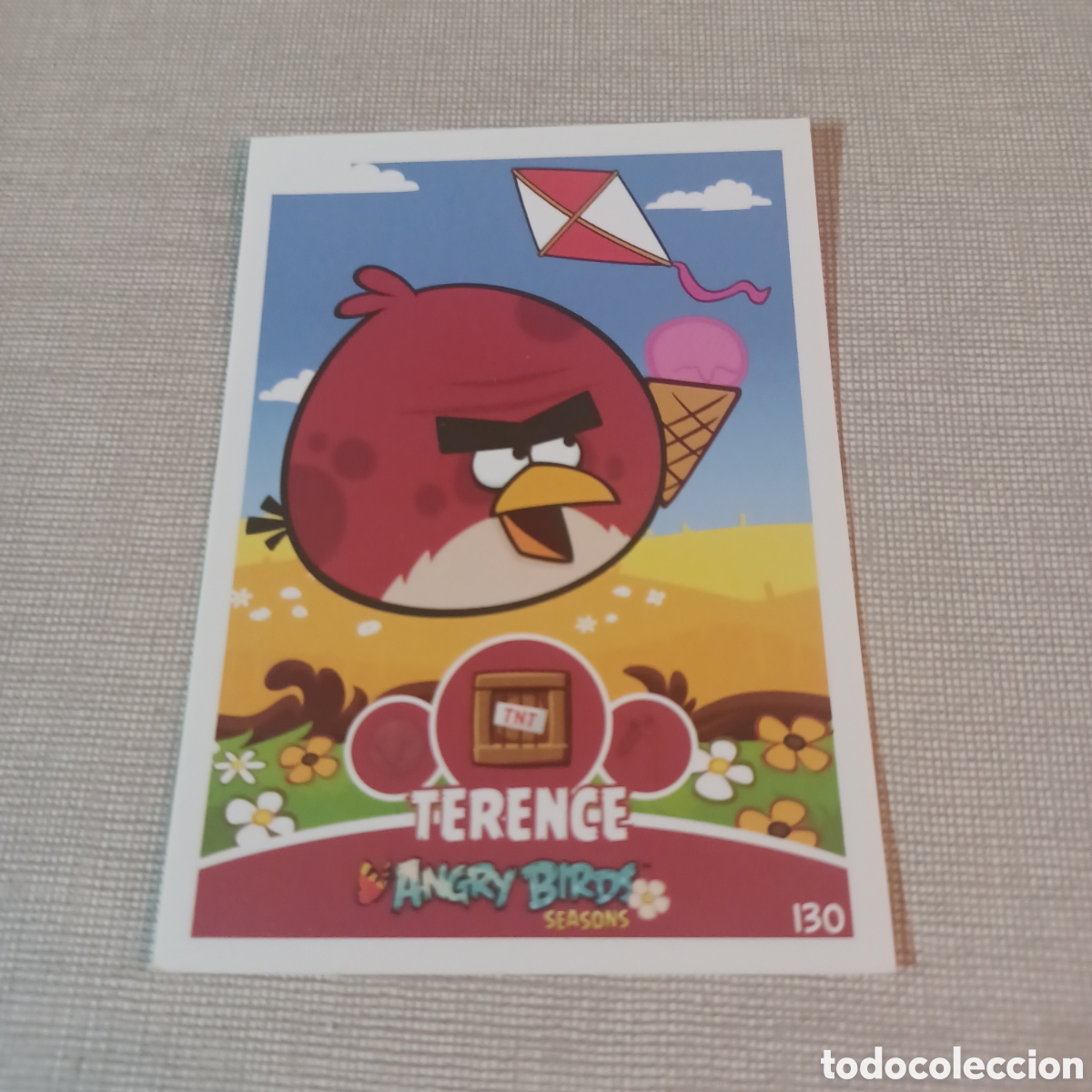 Coleccionismo Cromos antiguos: Cromo angry birds season TERENCE N&deg;130