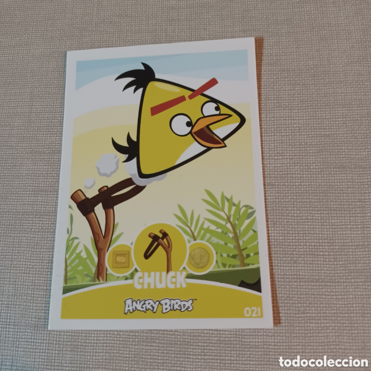 Coleccionismo cromos antiguos: Cromo angry birds 2012 CHUCK N&deg;021 - Foto 1