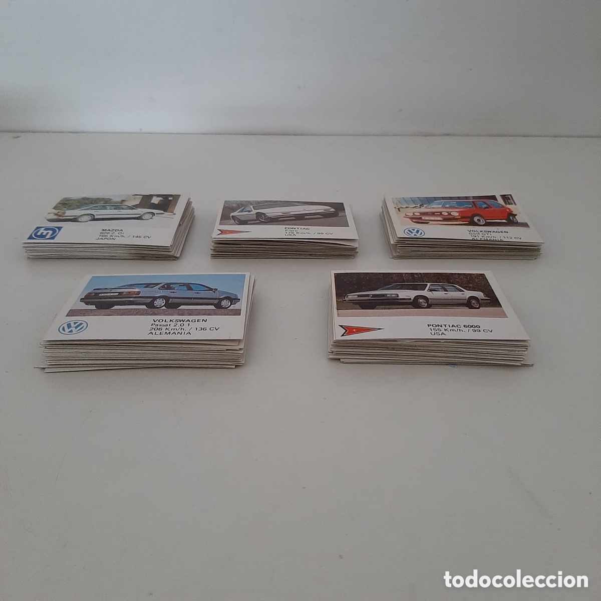 Coleccionismo cromos antiguos: Lote de cromos coches - Foto 2