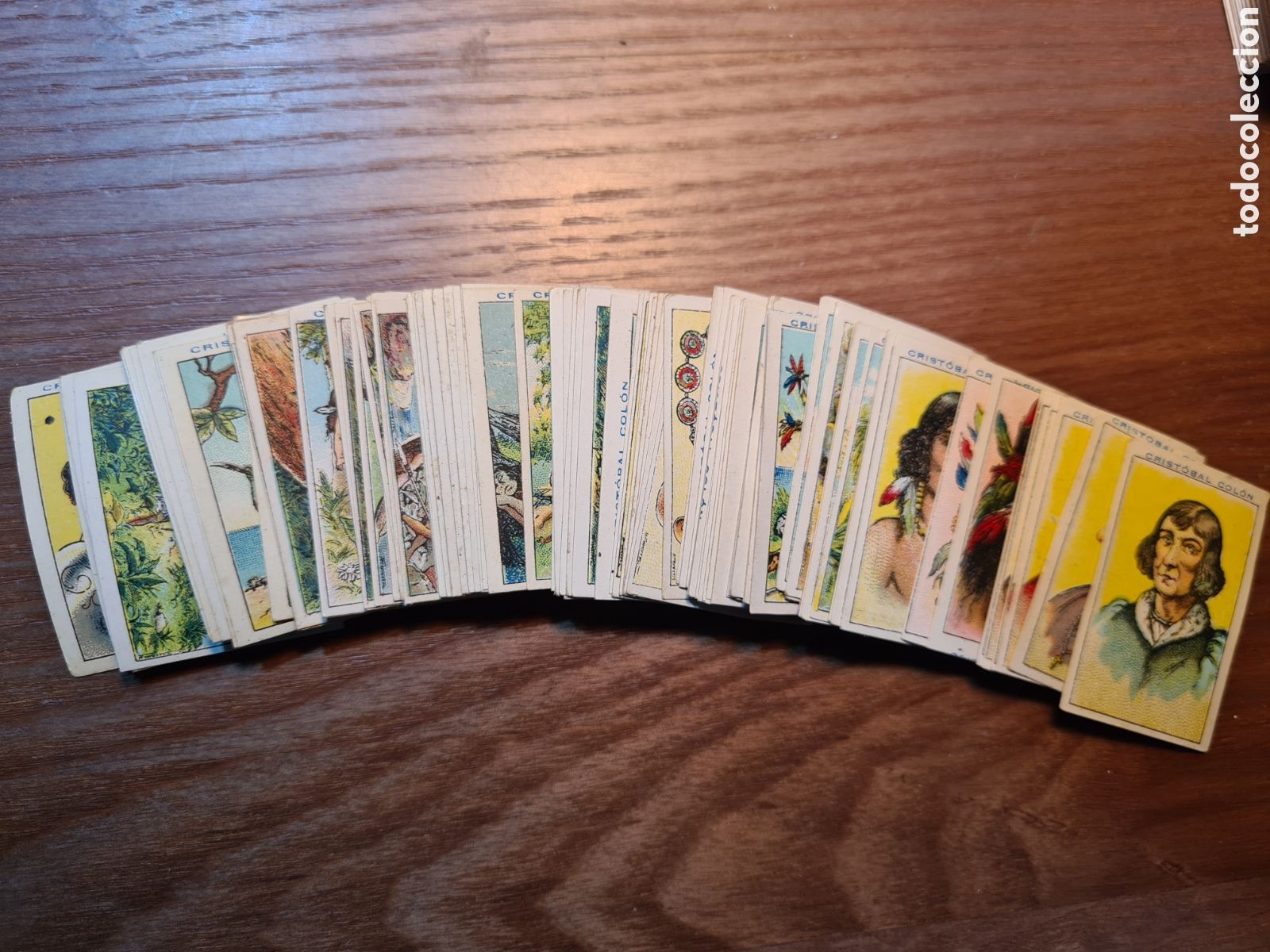 Coleccionismo Cromos antiguos: CRISTOBAL COLON CHOCOLATES JUNCOSA DEL 171 AL 290 NUEVOS NUNCA PEGADOS