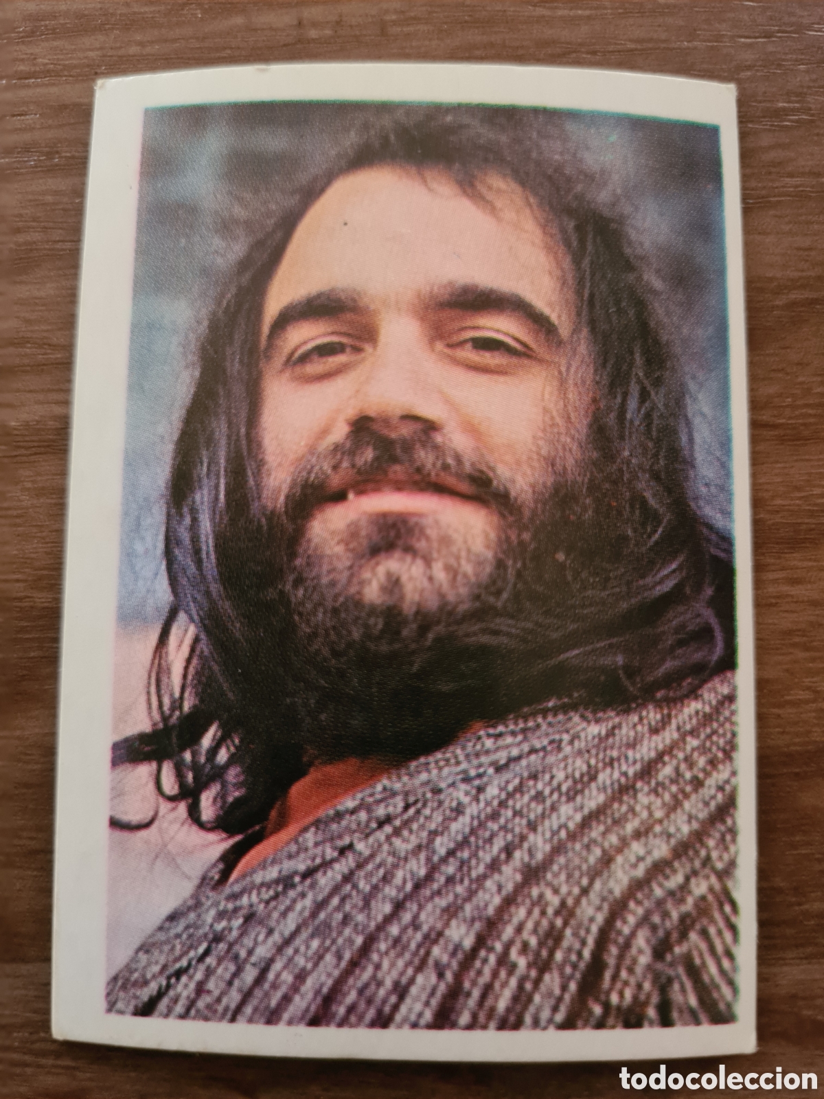 Coleccionismo Cromos antiguos: DEMIS ROUSSOS N&ordm; 135 SUPERPOPULARES . 1972 . SEIX BARRAL .