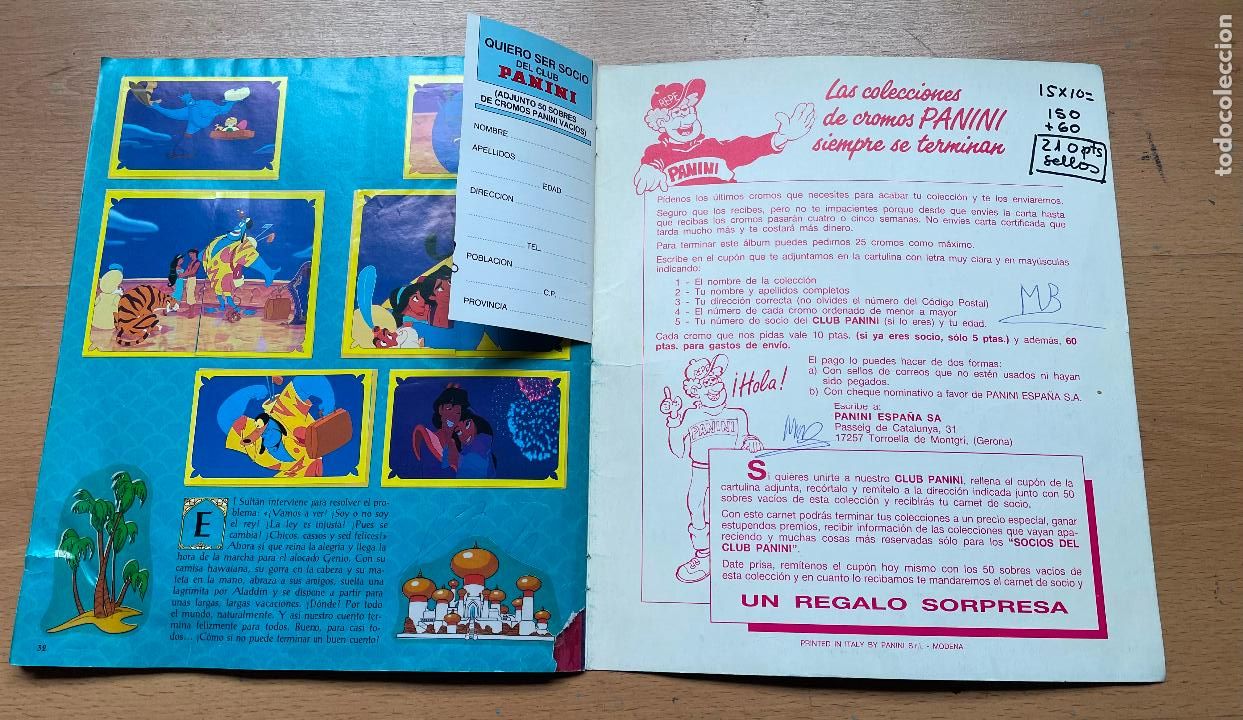 Coleccionismo cromos antiguos: ALADDIN, PANINI, Completo - Foto 3