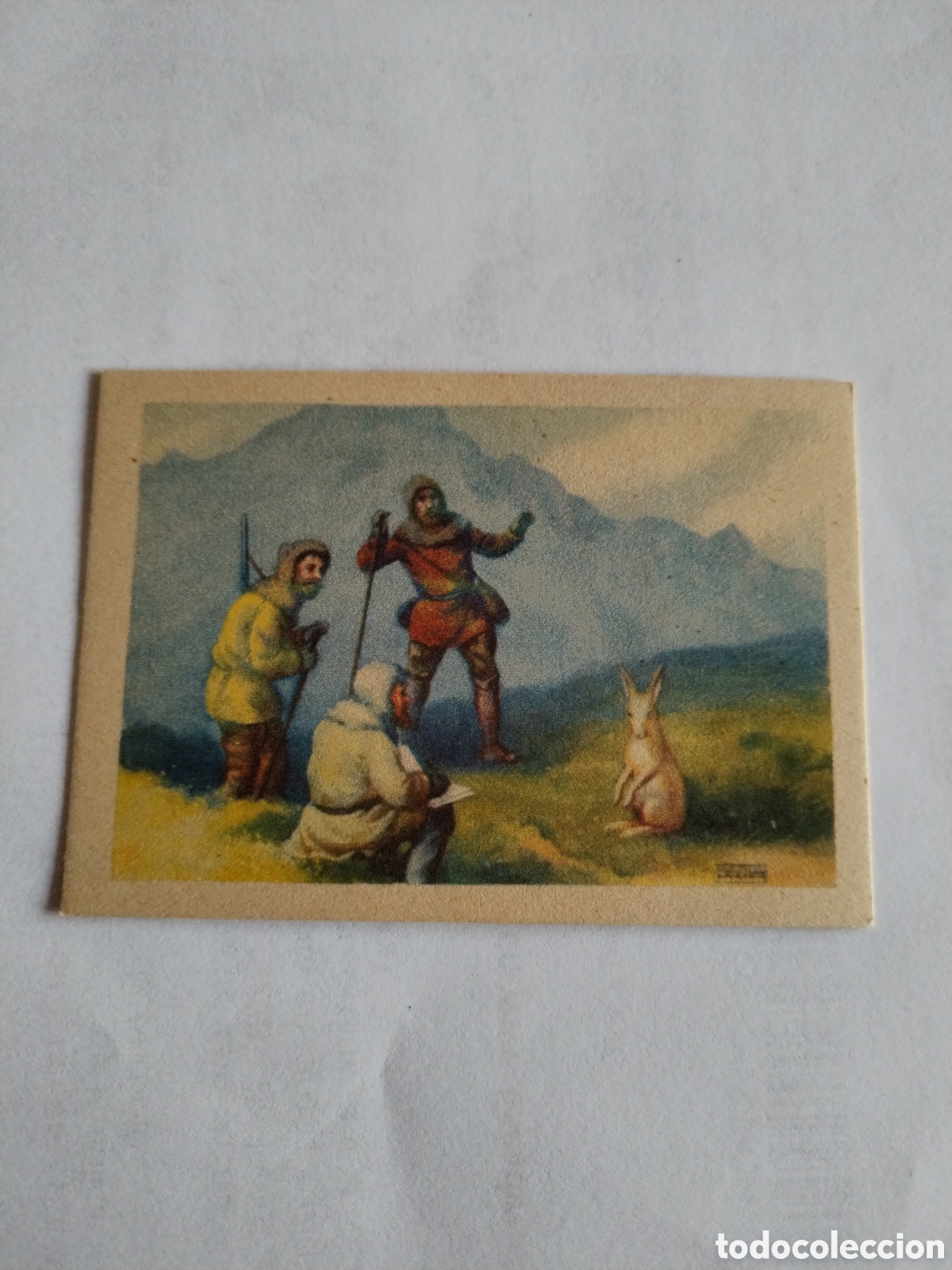 Collectable Antique Stickers: Cromo chocolates Torras la conquista del polo Norte XVI