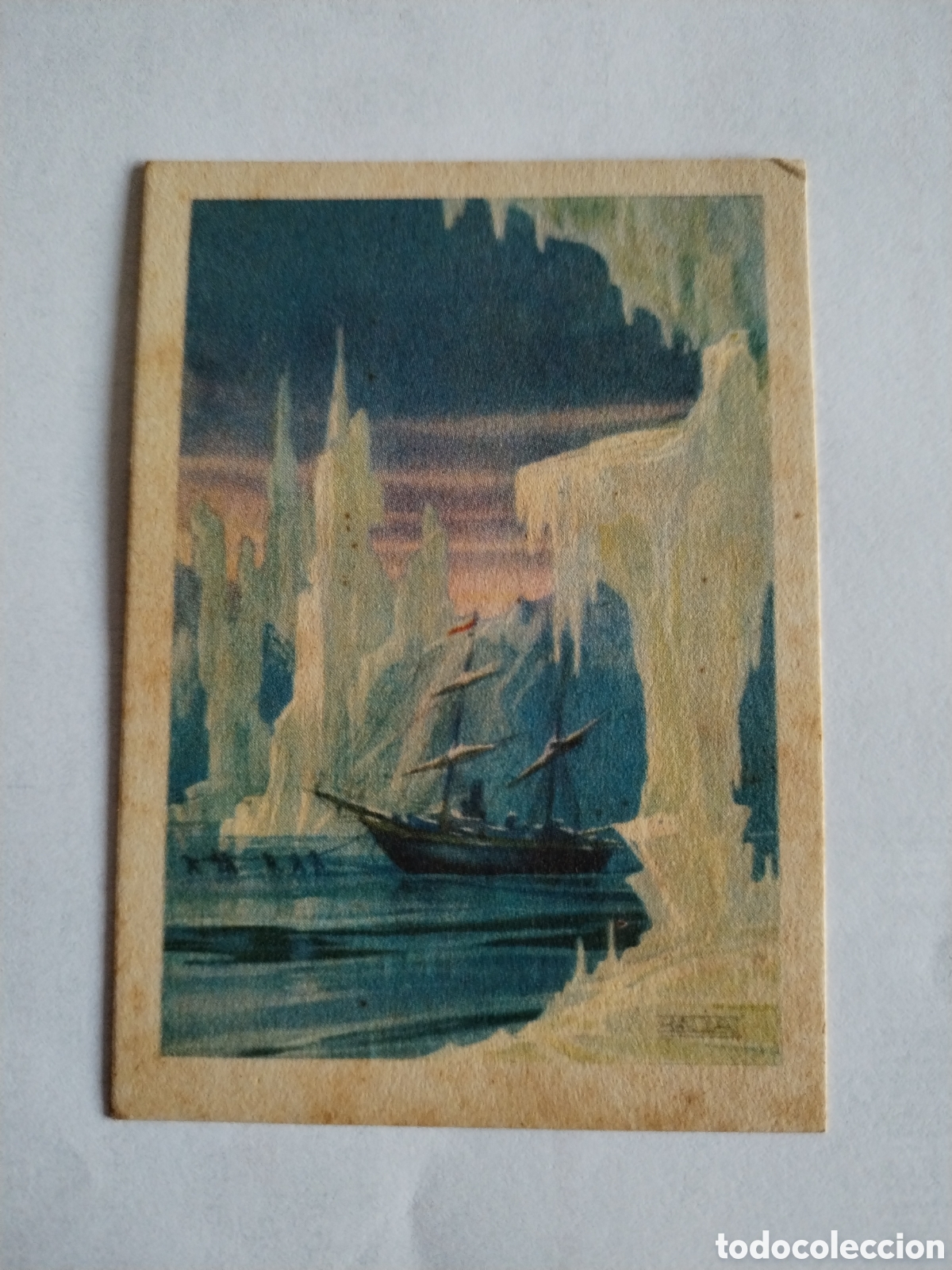Collectable Antique Stickers: Cromo chocolates Torras la conquista del polo Norte VI