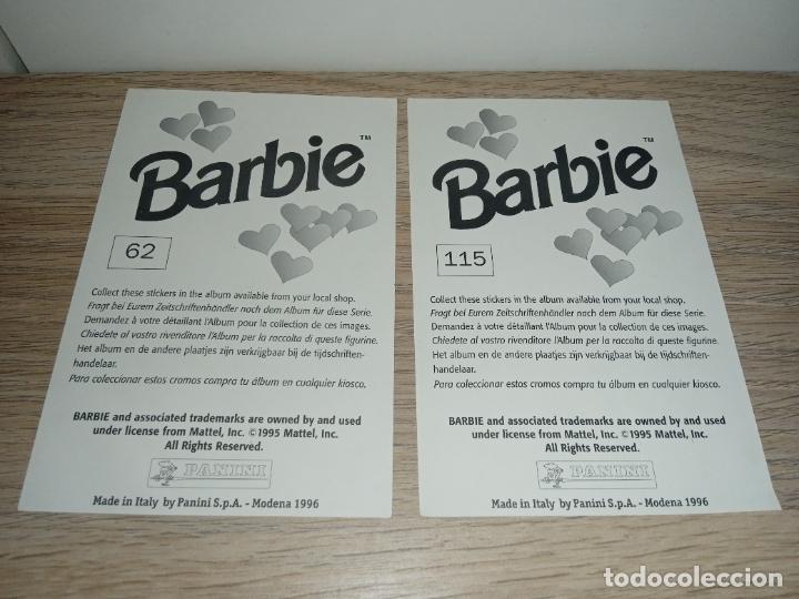 Coleccionismo cromos antiguos: Cromos Pegatinas Barbie - Foto 2