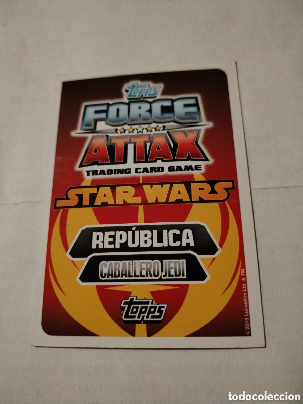 Coleccionismo cromos antiguos: Card force Attax star wars Topps Mace Windu - Foto 2