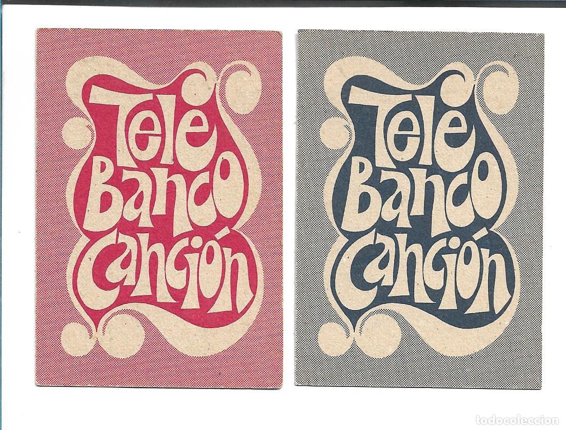 Coleccionismo cromos antiguos: TELE BANCO CANCION - DOS CROMOS - Foto 2