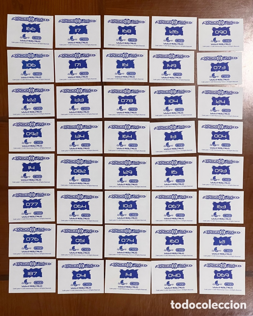 Coleccionismo cromos antiguos: LOTE DE 45 CROMOS CODIGO LYOKO EMAX - Foto 2