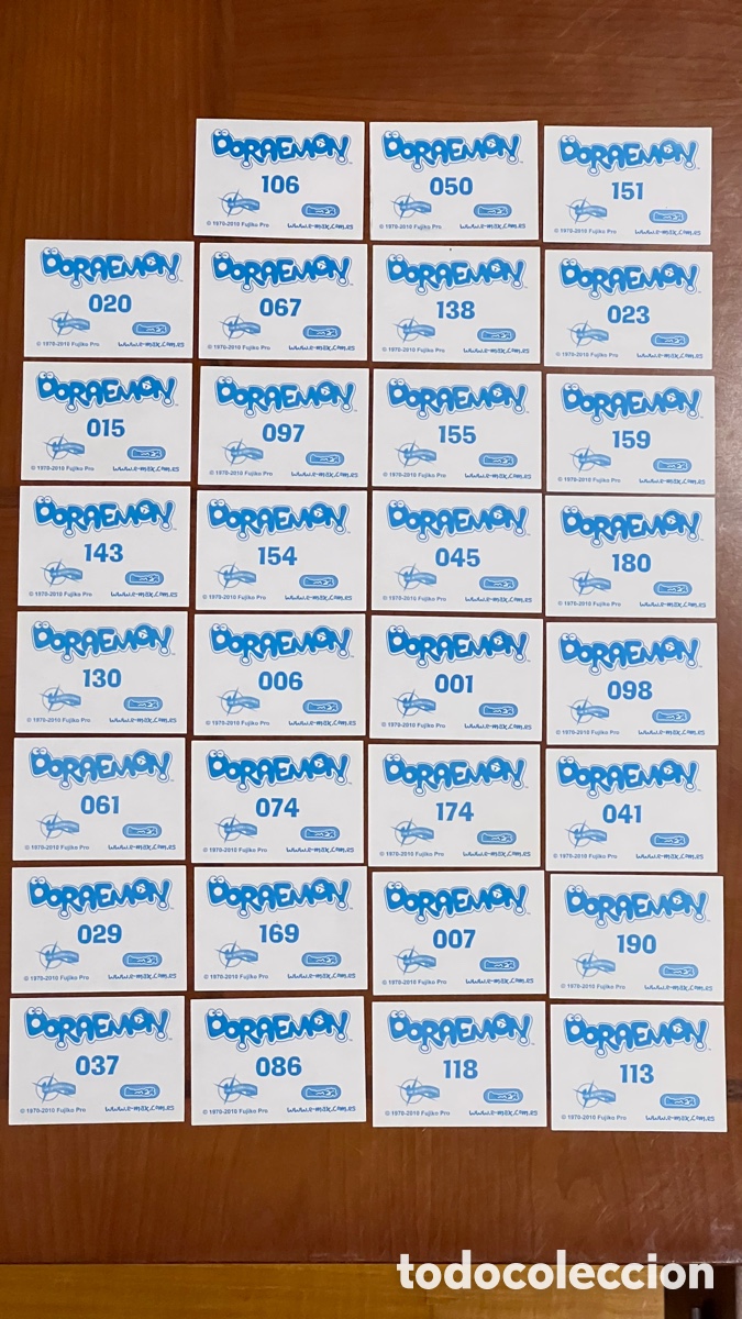 Coleccionismo cromos antiguos: LOTE DE 31 CROMOS DORAEMON EMAX 1970 - 2010 - Foto 2