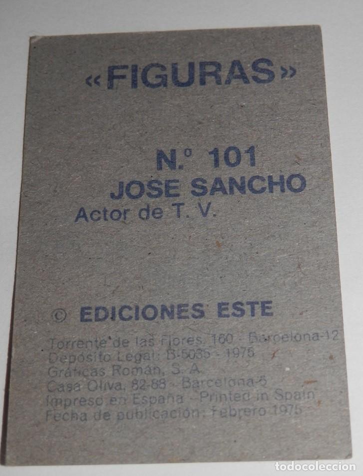Coleccionismo cromos antiguos: CROMO COLECCION FIGURAS EDICIONES ESTE N&ordm;101 - Foto 2
