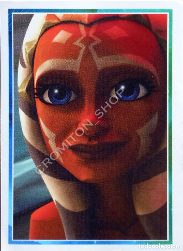 Coleccionismo cromos antiguos: N&ordm; 40 - STAR WARS THE CLONE WARS MERLIN STICKERS - Foto 1