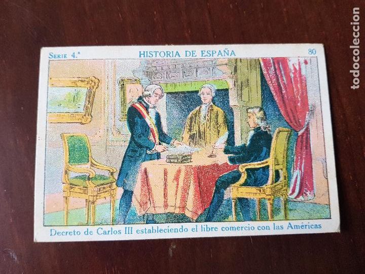 Coleccionismo cromos antiguos: HISTORIA DE ESPA&Ntilde;A N&ordm;80 - Foto 1