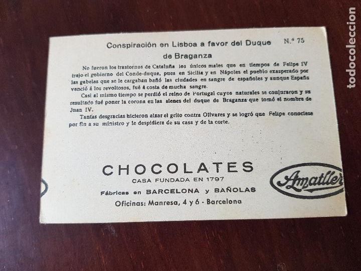 Coleccionismo cromos antiguos: HISTORIA DE ESPA&Ntilde;A N&ordm;75 - Foto 2